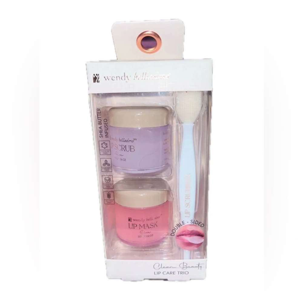 Wendy Bellissimo Lip Care Trio Set NIB ~ Clean Beauty